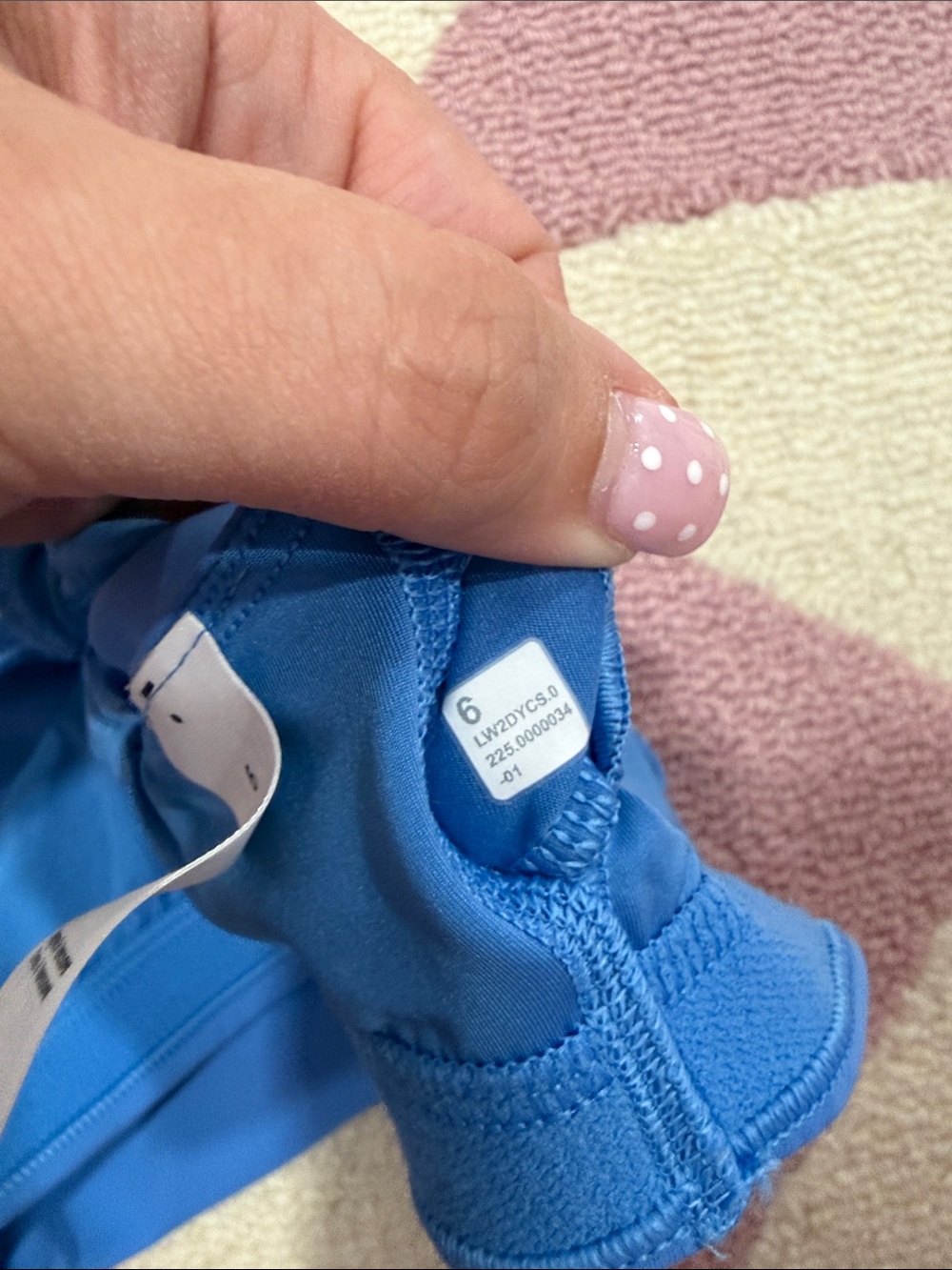lululemon athletica cobalt blue strappy sports bra - Picture 4 of 4